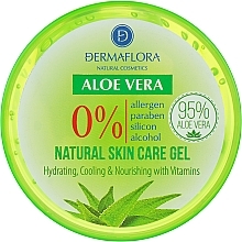 Żel z aloesu - Dermaflora 0% Aloe Vera Natural Skin Care Gel — Zdjęcie N2