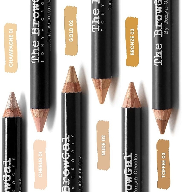 Rozświetlacz w kredce pod brwi - The BrowGal Highlighter Pencil — Zdjęcie N3