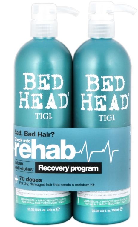 Zestaw - Tigi Bed Head Recovery (sh/750ml + cond/750ml) — Zdjęcie N1
