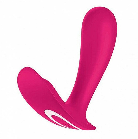 Wibrator z dwoma silniczkami do punktu G, różowy - Satisfyer Top Secret Pink — Zdjęcie N1