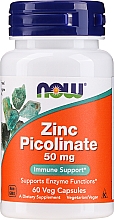 Kup Suplement diety w kapsułkach z cynkiem, 50 mg - Now Foods Zinc Picolinate 50mg Veg Capsules