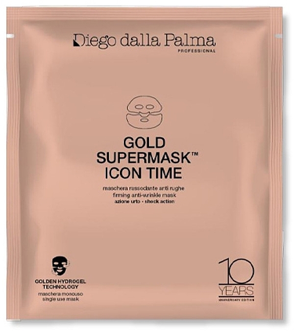 Ujędrniająca maseczka przeciwzmarszczkowa - Diego Dalla Palma Professional Gold Supermask Icon Time 10 Years Edition — Zdjęcie N2