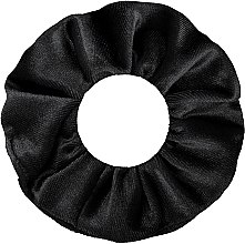 Czarna gumka do włosów Velour Classic - MAKEUP — Zdjęcie N2