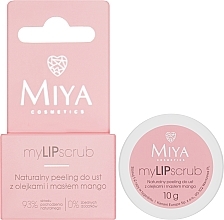 Peeling do ust z masłem mango - Miya Cosmetics myLIPscrub — Zdjęcie N2