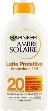 Przeciwsłoneczne mleczko do ciała - Garnier Ambre Solaire Hydration 24H Ultra-Moisturizing Spf20 — Zdjęcie N1