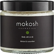 Kup Peeling solny do ciała Melon z ogórkiem - Mokosh Cosmetics Body Salt Scrub Melon & Cucumber