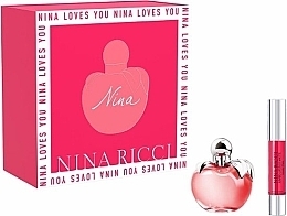 Kup Nina Ricci Nina - Zestaw (edt/50 ml + lipstick/2,5 g)