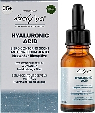 Serum do oczy Nawilżające z kwasem hialuronowym - Lady Lya Hyaluronic Acid Serum — Zdjęcie N2