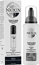 Kuracja zagęszczająca włosy przerzedzone i cienkie - Nioxin Thinning Hair System 2 Scalp Treatment — Zdjęcie N2