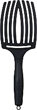 Szczotka do włosów - Olivia Garden Finger Brush Large Black — Zdjęcie N4
