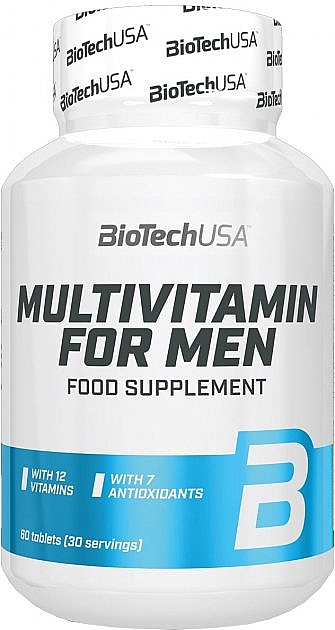 Kompleks witamin dla mężczyzn - BiotechUSA Multivitamin for Men — Zdjęcie N1