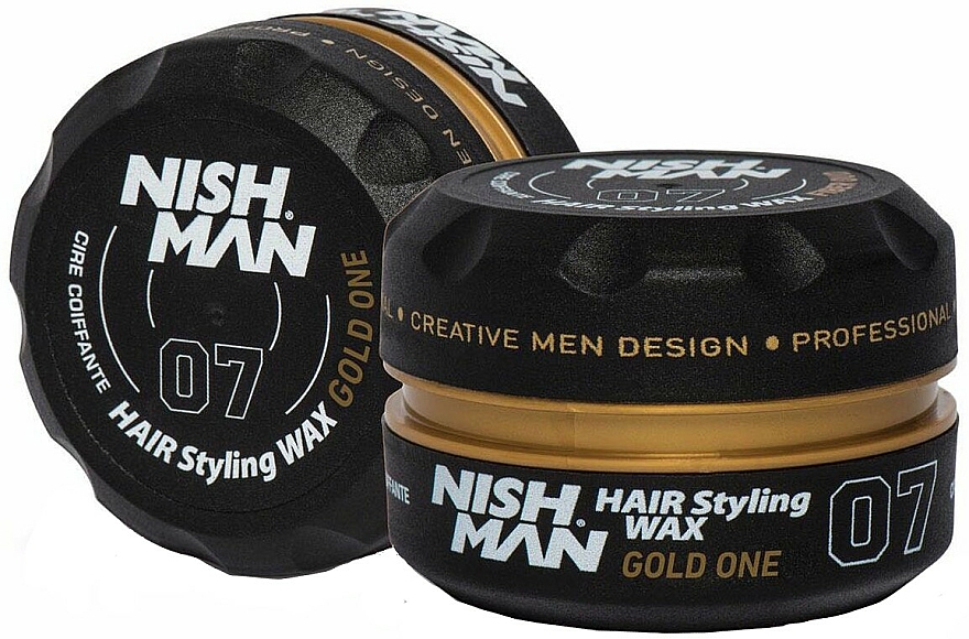 Wosk do stylizacji włosów - Nishman Hair Styling Wax 07 Gold One — Zdjęcie N1