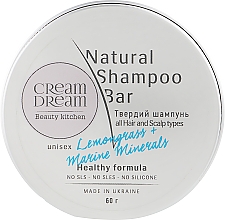 Kup Szampon do włosów w kostce Trawa cytrynowa i minerały morskie - Cream Dream beauty kitchen Cream Dream Natural Shampoo Bar
