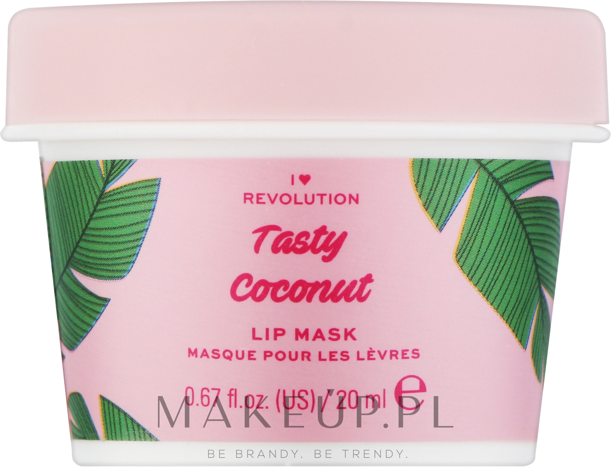 Maska do ust - I Heart Revolution Tasty Coconut Lip Mask — Zdjęcie 20 ml