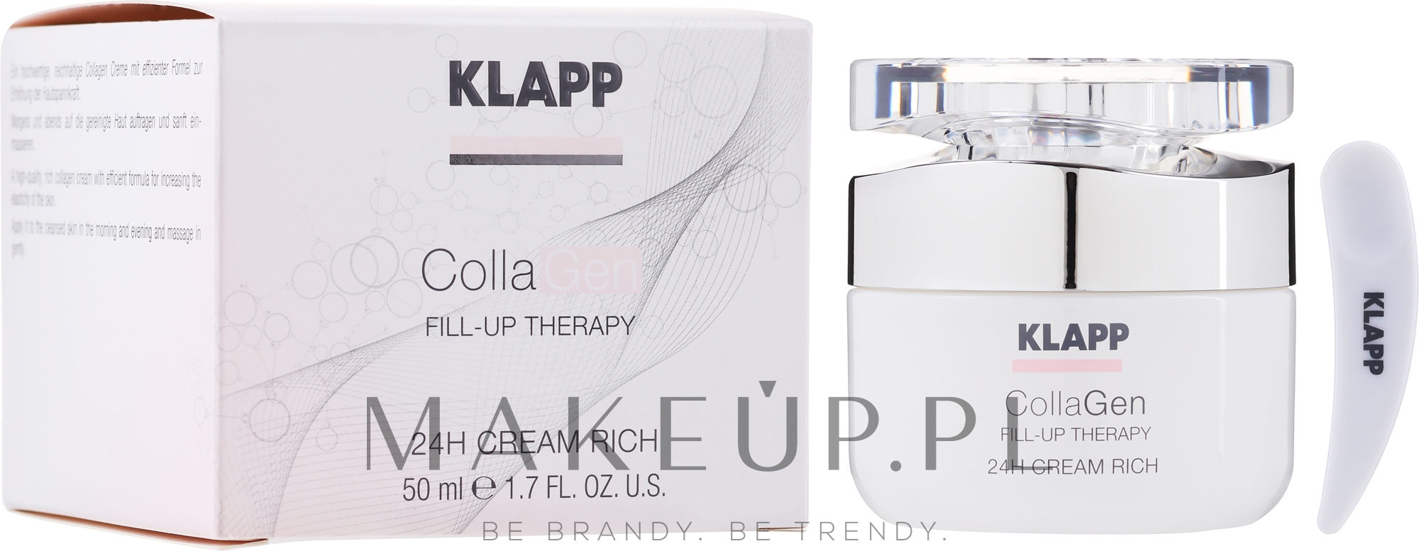 Kolagenowy krem do twarzy - Klapp CollaGen Fill-Up Therapy 24h Cream Rich — Zdjęcie 50 ml