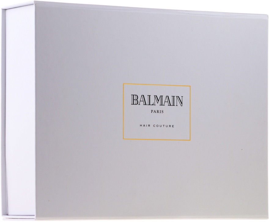 Zestaw - Balmain Paris Hair Couture Silver Revitalizing Care Set (mask 200 ml + h/couture 300 ml + shampoo 300 ml + brush) — Zdjęcie N2