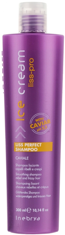 Wygładzający szampon do włosów problematycznych - Inebrya Ice Cream Liss-Pro Liss Perfect Shampoo — Zdjęcie N5