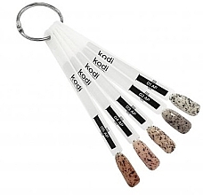 Paleta lakierów żelowych z serii Animal Print, 5 końcówek - Kodi Professional — Zdjęcie N1