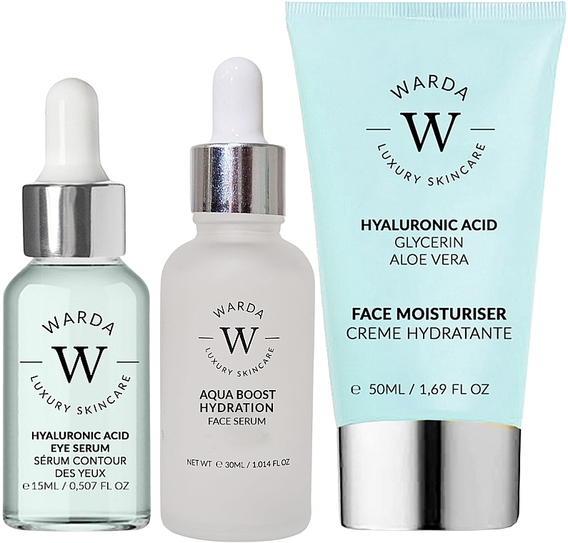 Zestaw - Warda Ultimate Hydration Pack (serum/30ml + cr/50ml + eye/serum/15ml) — Zdjęcie N3