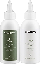 Zestaw do trwałej ondulacji do włosów cienkich i wrażliwych - Vitality's Reshape Soft 2 (h/lot/2x100ml) — Zdjęcie N2