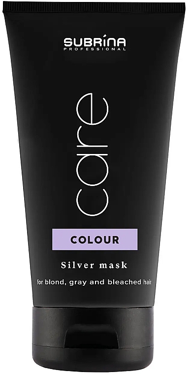 Maska przeciw żółknięciu włosów - Subrina Professional Care Care Colour Silver Mask — Zdjęcie N1