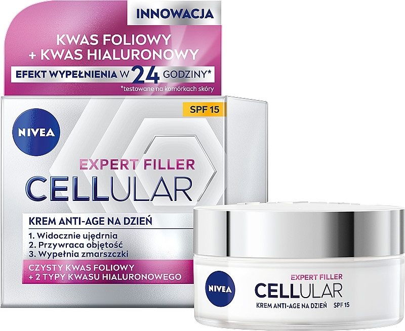 Krem Anti-Age na dzień - NIVEA Cellular Anti-Age Skin Rejuvenation Day Cream — Zdjęcie N2
