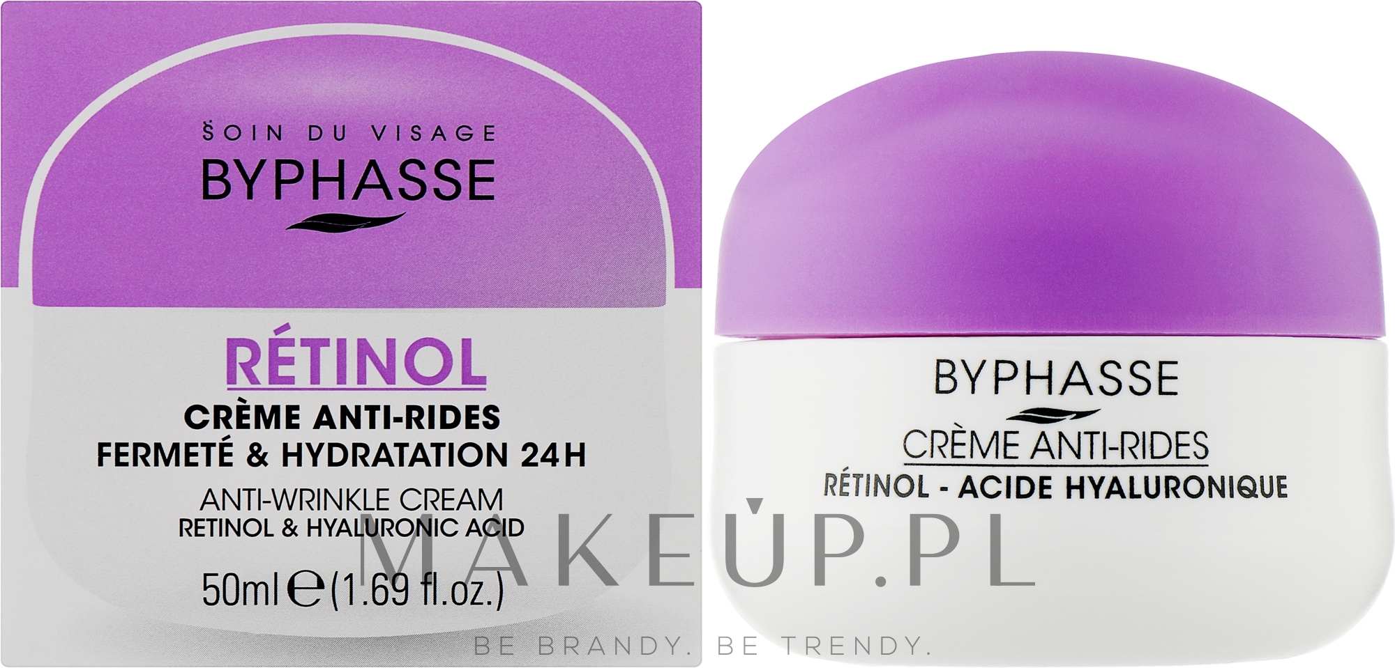 Krem do twarzy z retinolem - Byphasse Retinol Anti-Wrinkle Cream — Zdjęcie 50 ml