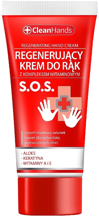 Regenerujący krem do rąk SOS - Clean Hands Regenerating Hand Cream — Zdjęcie N1