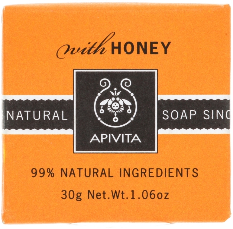 Miodowe mydło kosmetyczne - Apivita Soap with honey — Zdjęcie N3