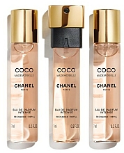 Chanel Coco Mademoiselle Eau Intense Mini Twist and Spray Refill - Zestaw (3 x edp/refill 7 ml) — Zdjęcie N1
