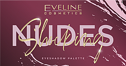 Paleta cieni do powiek - Eveline Cosmetics Shocking Nudes Eyeshadow Palette — Zdjęcie N1