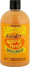 Kup Odświeżający żel pod prysznic i do kąpieli Mango i papaja - Anovia Mango Papaya Bath & Shower