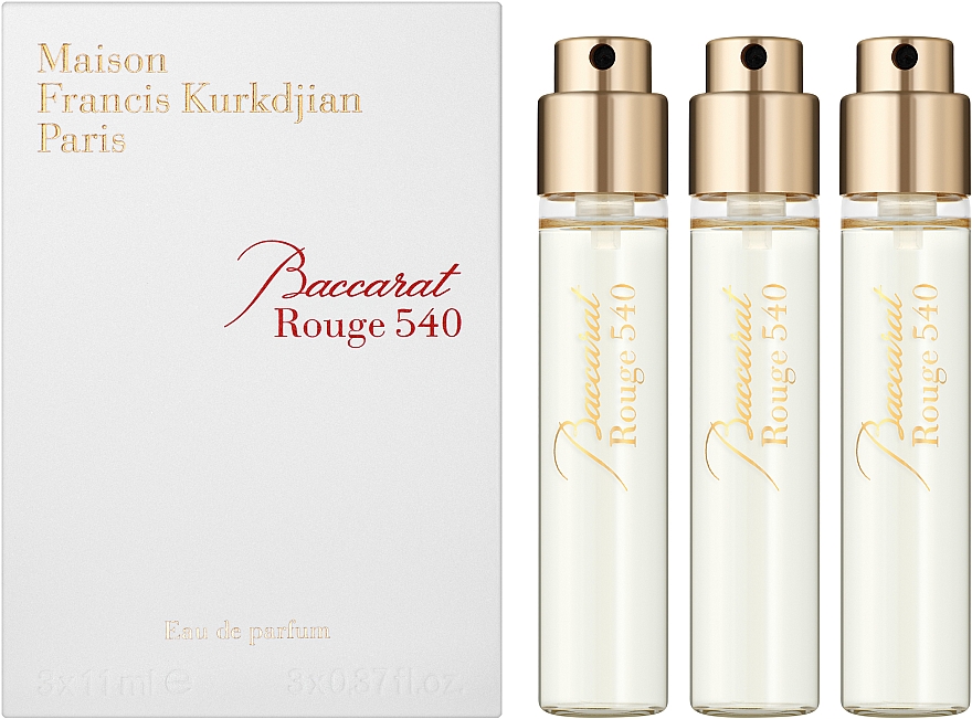 Maison Francis Kurkdjian Baccarat Rouge 540 - Zestaw (edp 3 x 11 ml) — Zdjęcie N2