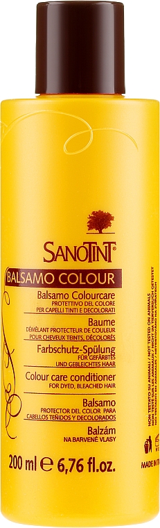 Odżywka do włosów farbowanych - SanoTint Colour Care Conditioner — Zdjęcie N2