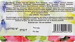 Mydło naturalne w kostce Polne kwiaty - Florinda Sapone Vegetale Vegetal Soap Wild Flowers  — Zdjęcie N2