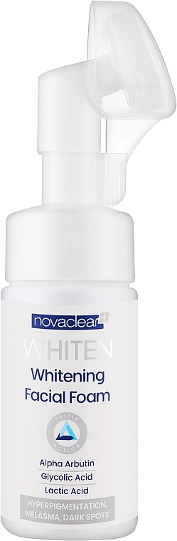 Pianka do twarzy - Novaclear Whiten Whitening Facial Foam — Zdjęcie N1