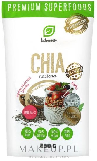 Suplement diety Nasiona Chia - Intenson — Zdjęcie 250 g