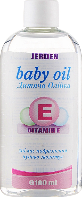 Oliwka dla dzieci Witamina E - Jerden Baby Oil — Zdjęcie N1