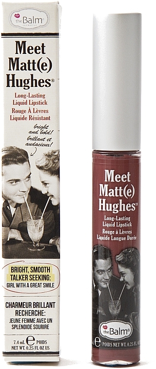 Długotrwała pomadka w płynie - theBalm Meet Matt(e) Hughes Long-Lasting Liquid Lipstick — Zdjęcie N1