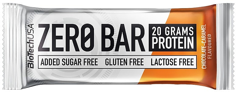 Batonik proteinowy Czekolada i karmel - BiotechUSA Zero Bar Chocolate-Caramel — Zdjęcie N1