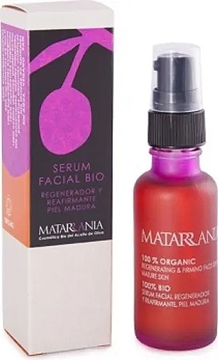 Regenerujące i ujędrniające serum do twarzy - Matarrania 100% Organic Regenerating & Firming Face Serum — Zdjęcie N1