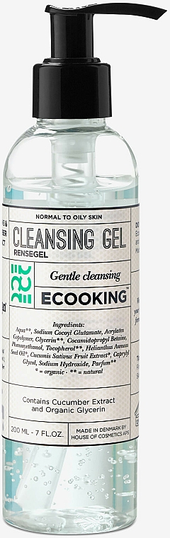Oczyszczający żel do mycia twarzy - Ecooking Cleansing Gel — Zdjęcie N1