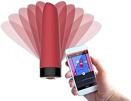 Miniwibrator silikonowy 9,5 cm, czerwony - Magic Motion Awaken — Zdjęcie N3