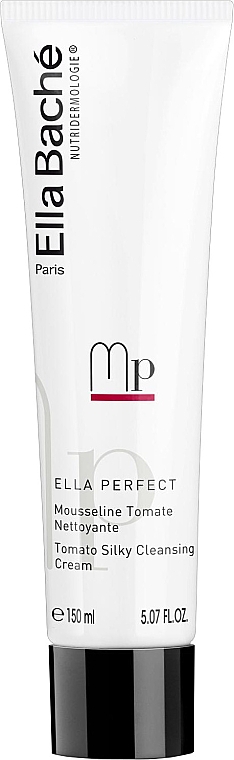 Oczyszczający mus do mycia twarzy z pomidorami - Ella Bache Ella Perfect Tomato Silky Cleansing Cream (próbka) — Zdjęcie N1