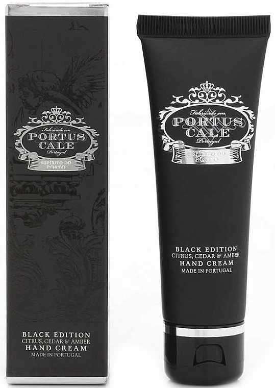 Regenerujący krem do rąk - Portus Cale Black Edition — Zdjęcie N1