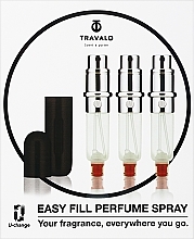 Kup Zestaw napełnialnych flakonów na perfumy - Travalo Classic HD Black Set (atomiser/3x5ml + case)