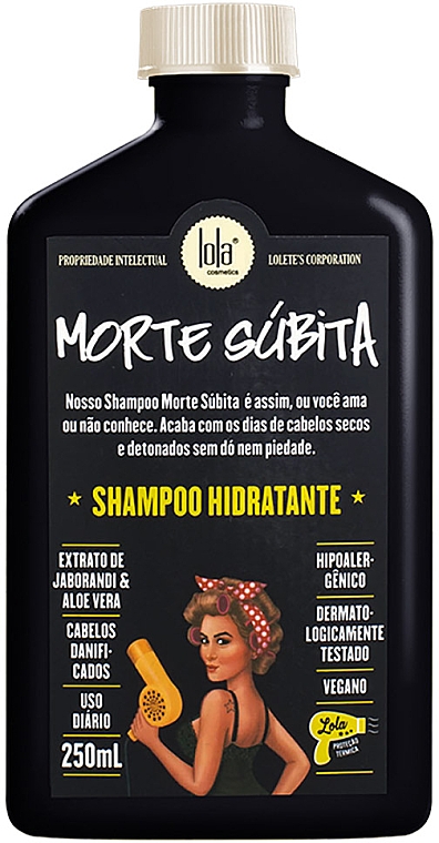 Nawilżający szampon do włosów - Lola Cosmetics Morte Subita Moisturizing Shampoo — Zdjęcie N1