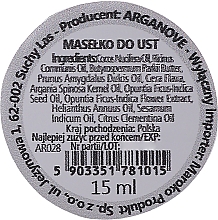 Masełko do ust z olejem arganowym - Arganove — Zdjęcie N2