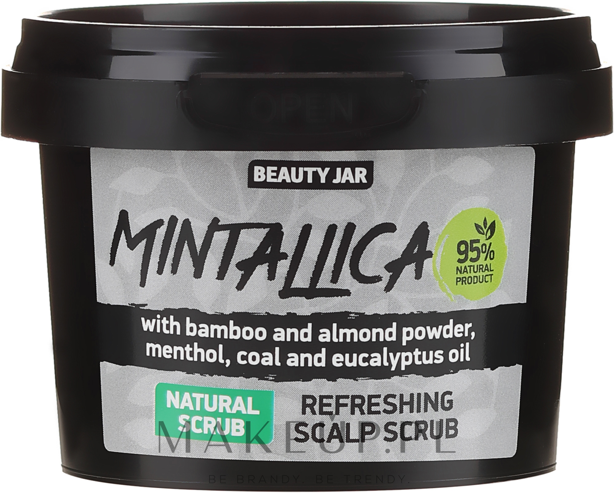 Orzeźwiający peeling do skóry głowy - Beauty Jar Mintallica Refreshing Scalp Scrub — Zdjęcie 100 g