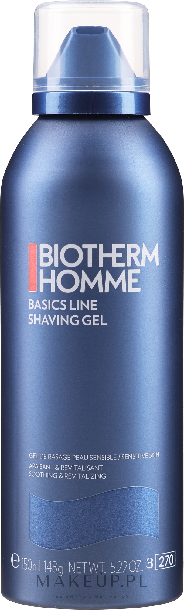 Żel do golenia dla mężczyzn do skóry wrażliwej - Biotherm Homme Gel Shaver — Zdjęcie 150 ml